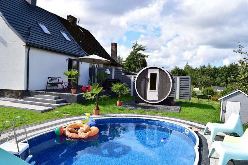 Las, Woda I Przygoda - Dom Z Sauna I Basenem Choczewo Ngoại thất bức ảnh